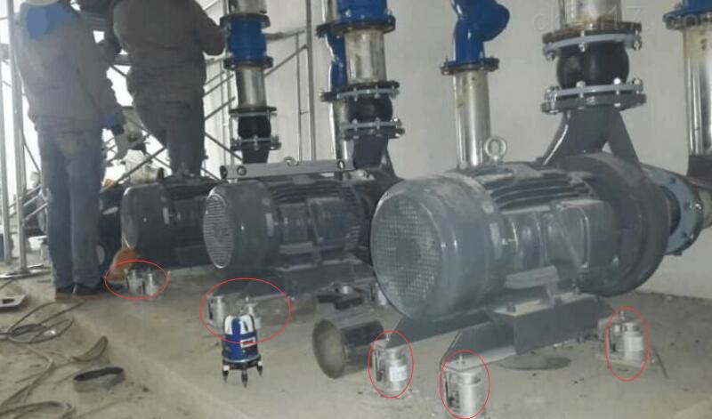 泵閥安裝<a href=http://hztsbj.com/xjjt/ target=_blank class=infotextkey>橡膠接頭</a>示意圖 水泵圖1