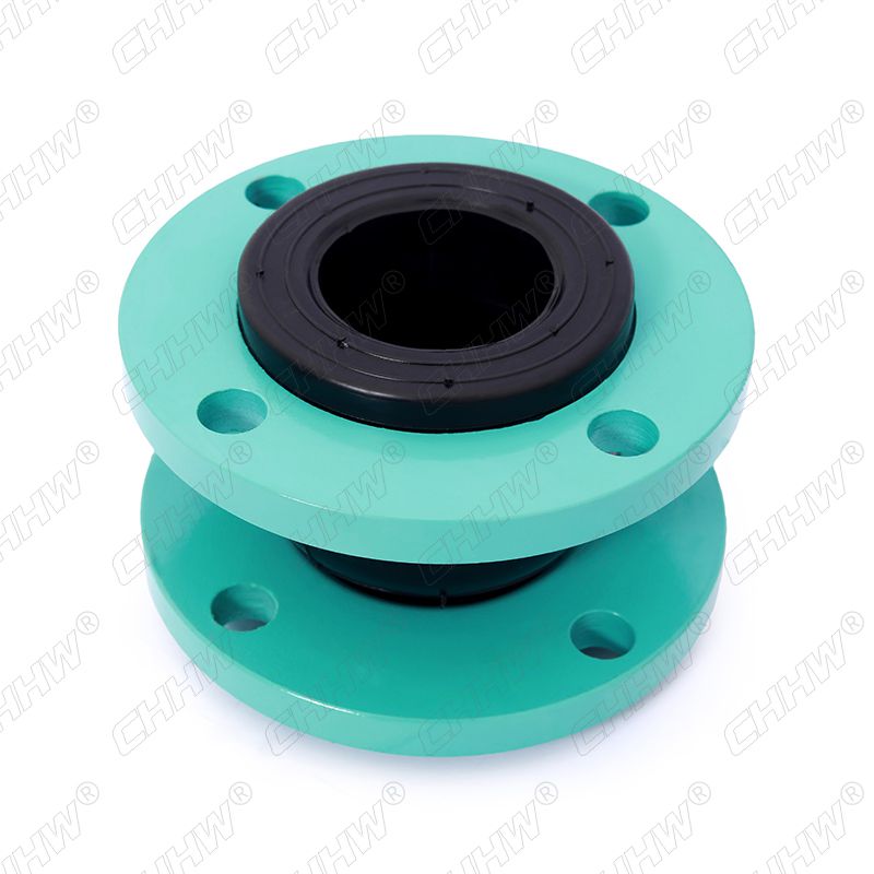 DN65可曲撓單球體橡膠軟接頭(經(jīng)緯線橡膠接頭)